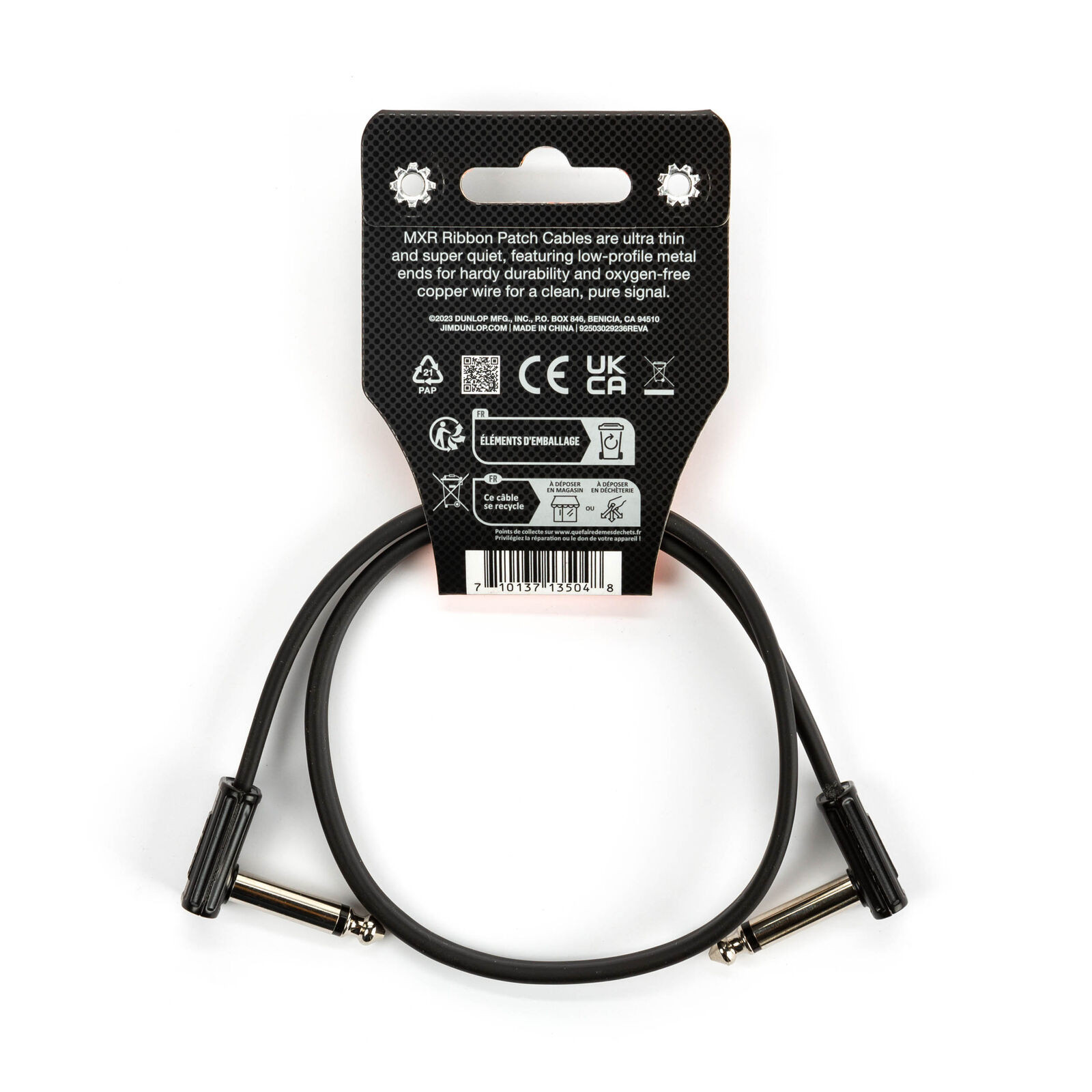 Galerijní obrázek č.3 do 1 m DUNLOP MXR Ribbon Patch Cable  - 0,15 m