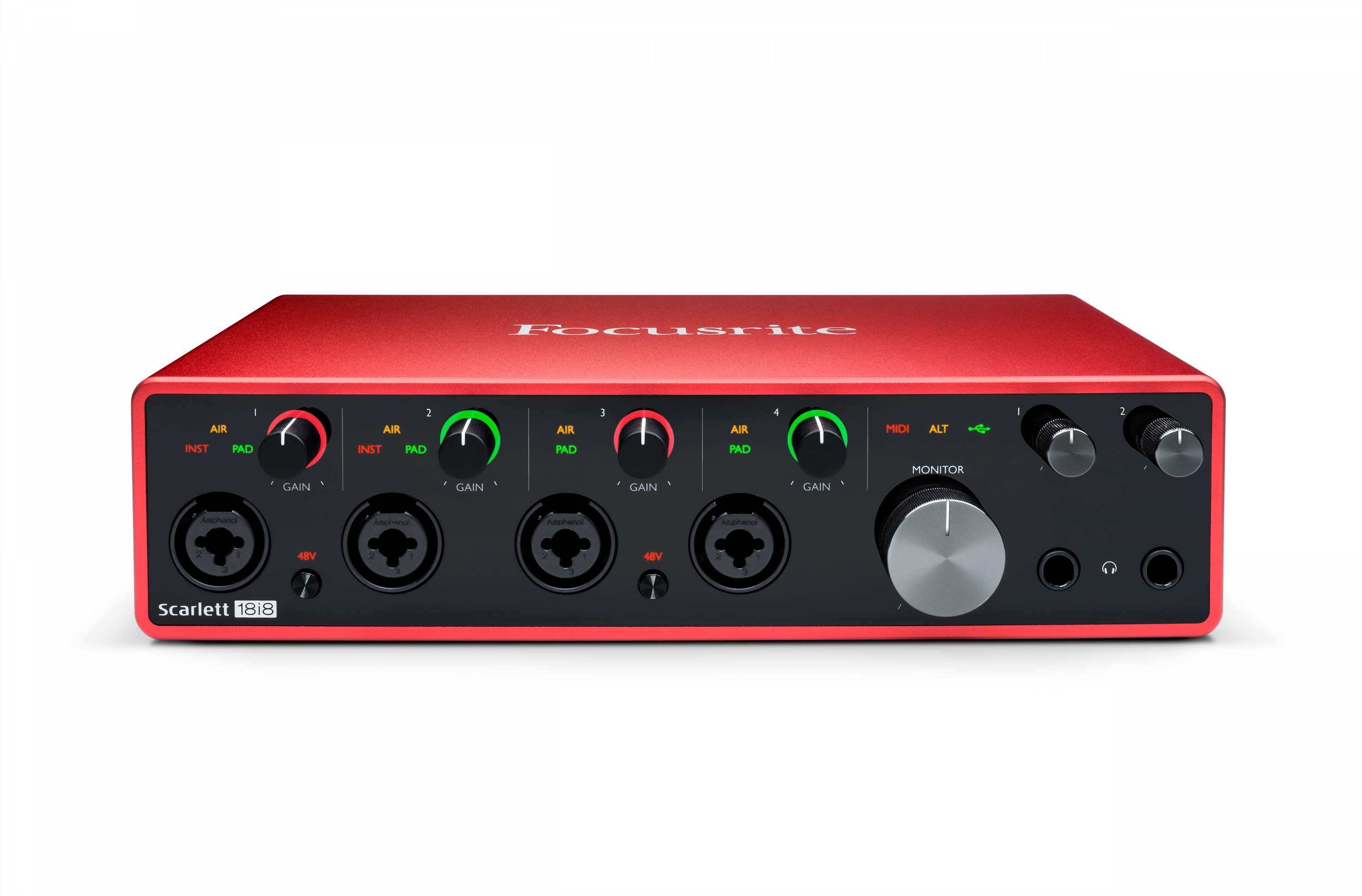 Galerijní obrázek č.4 USB zvukové karty FOCUSRITE Scarlett 18i8 3rd Generation