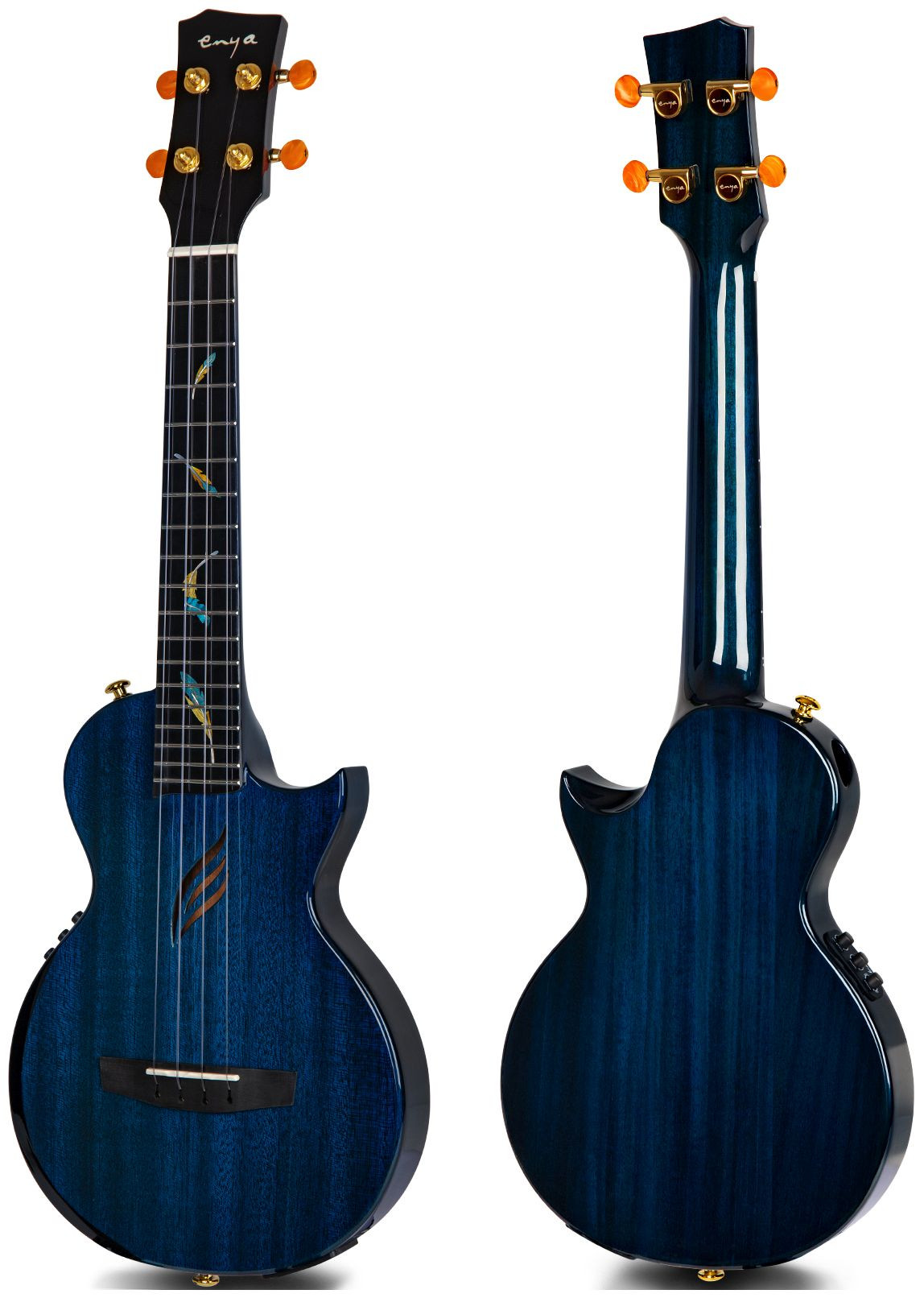 Galerijní obrázek č.1 Tenorové ENYA MUSIC Feather Mahogany - Blue