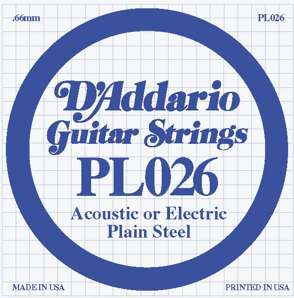 Hlavní obrázek Ostatní struny pro elektrickou kytaru D'ADDARIO PL026
