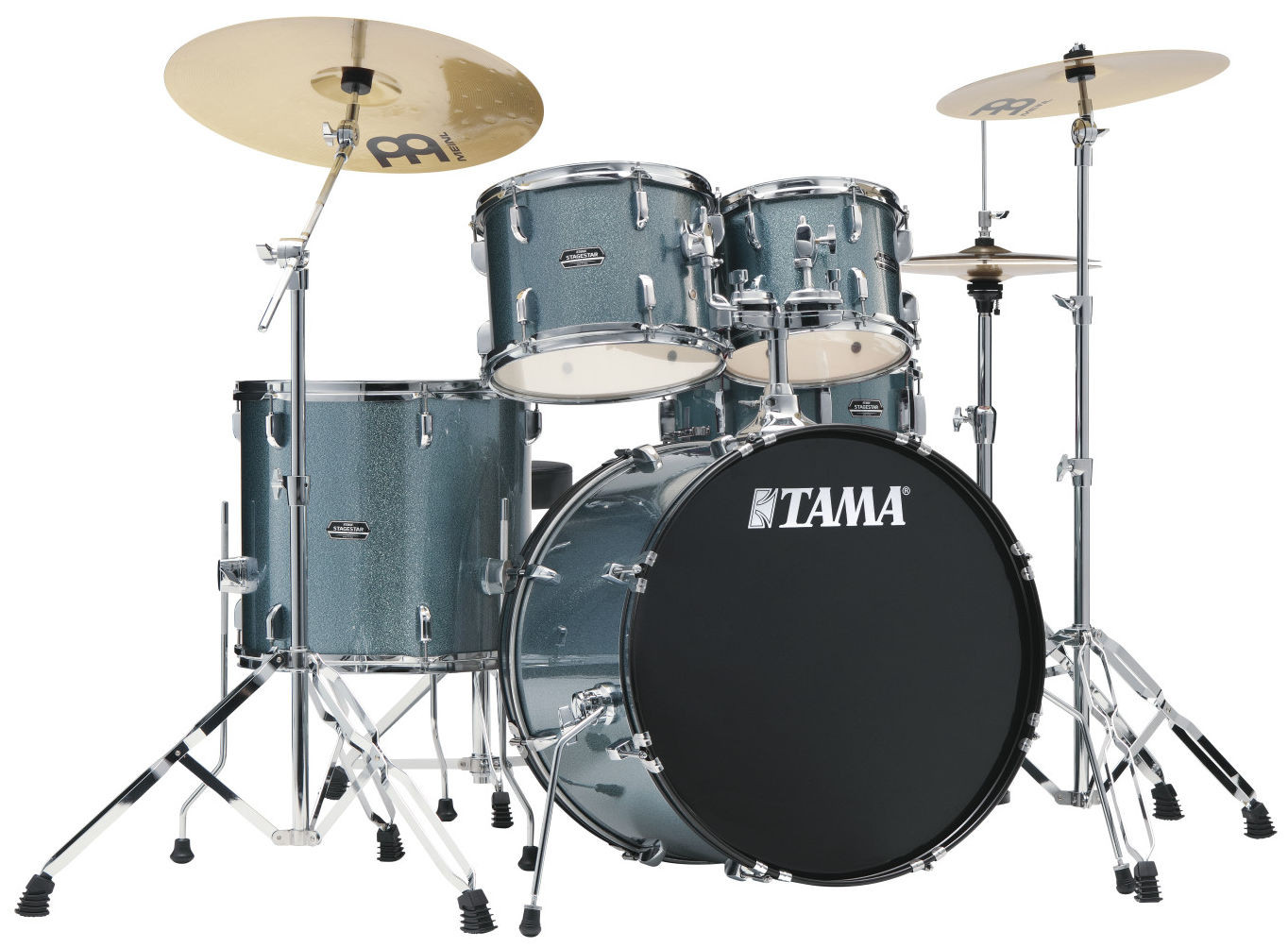 Hlavní obrázek 22“; 10“, 12“; 16“ TAMA ST52H6-SEM Stagestar Drum Set - Sea Blue Mist
