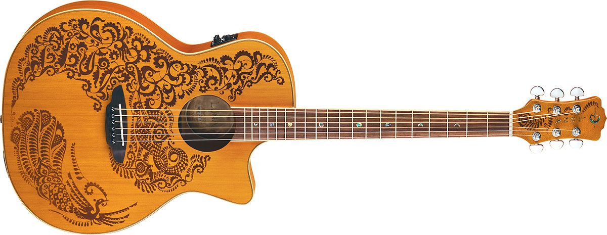 Hlavní obrázek Další tvary LUNA GUITARS Henna Oasis II Cedar