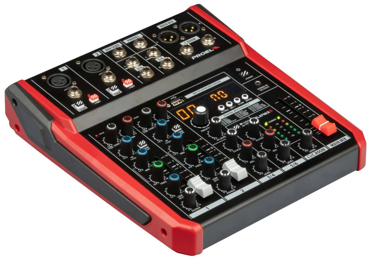 Galerijní obrázek č.4 Mixážní pulty s efektem PROEL PLAYMIX6