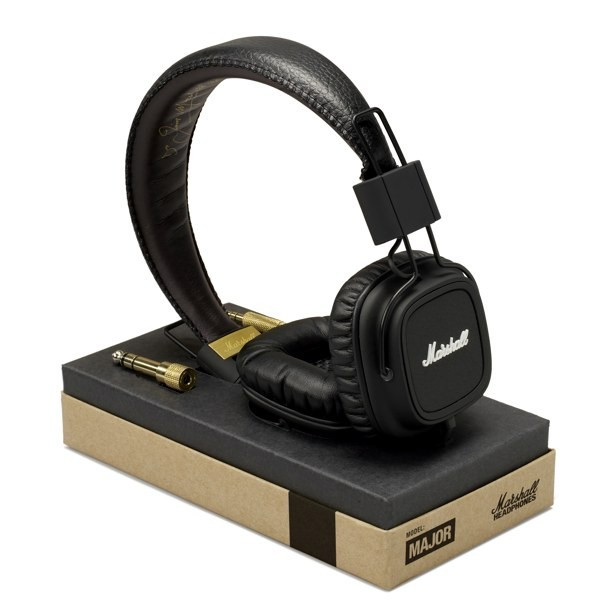 Hlavní obrázek Mobilní sluchátka (náhlavní a špunty) MARSHALL Major Black