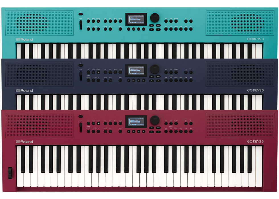 Galerijní obrázek č.10 Keyboardy s dynamikou ROLAND GO:KEYS 3 - Dark Red