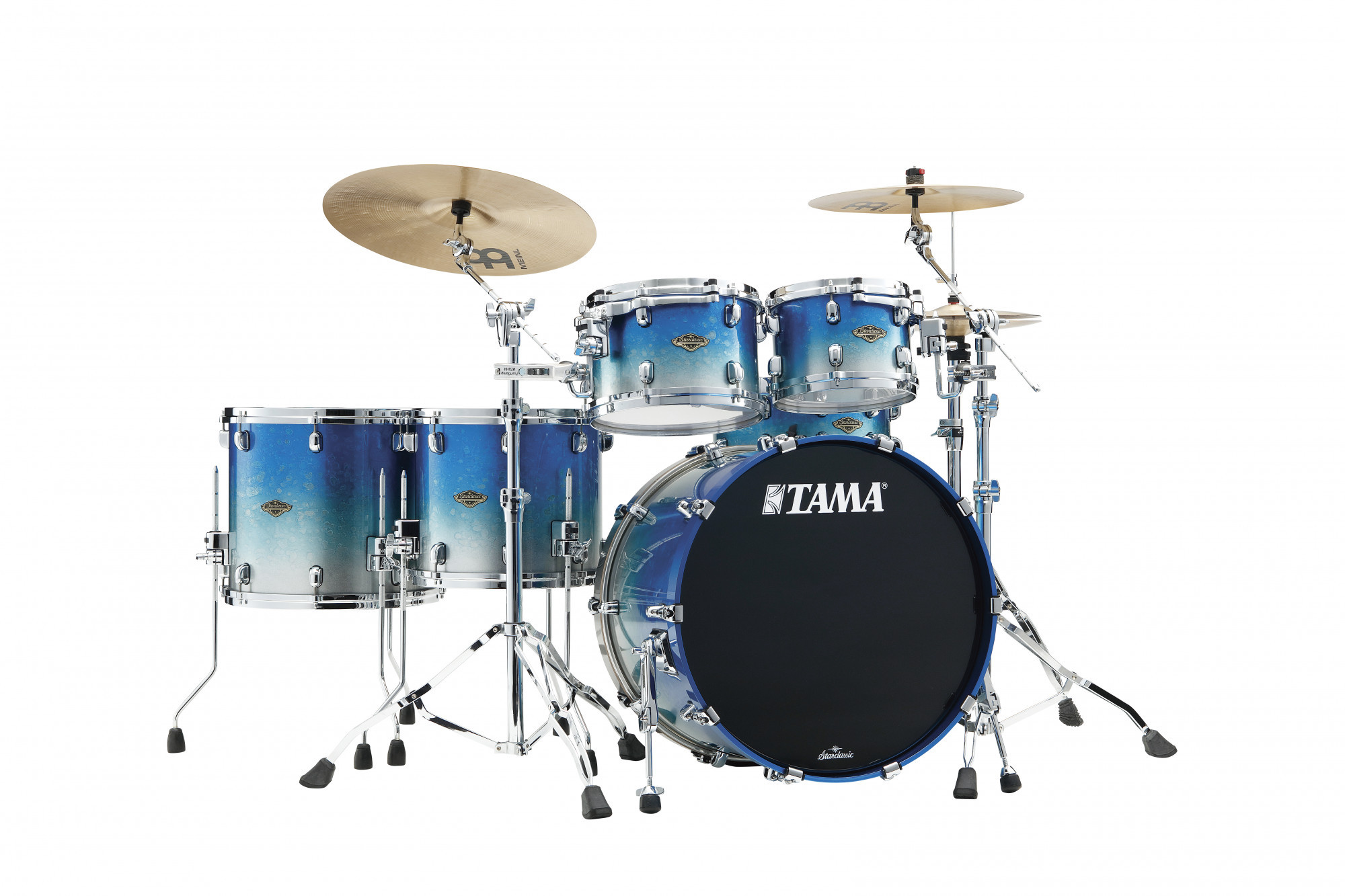 Hlavní obrázek Jiné konfigurace TAMA WBS52RZS-MBI Starclassic Walnut/Birch - Molten Blue Ice Fade