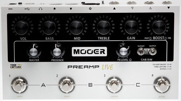 Hlavní obrázek Ostatní efekty MOOER Preamp LIVE - Digital Multi Preamp Modeler