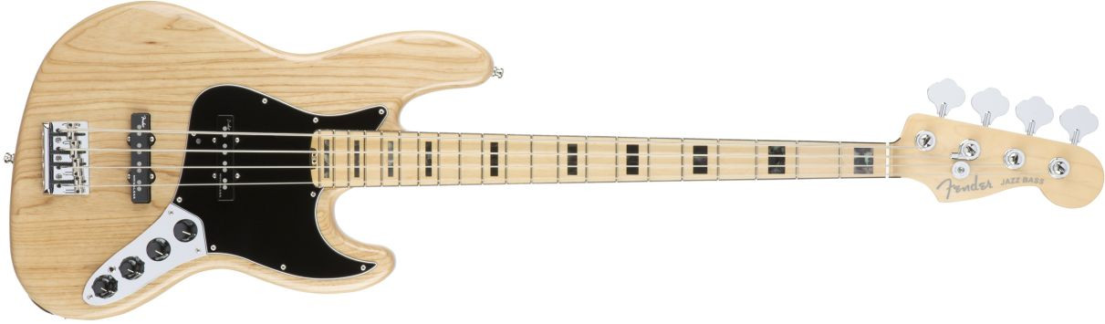 Hlavní obrázek JB modely FENDER American Elite Jazz Bass Ash Natural Maple