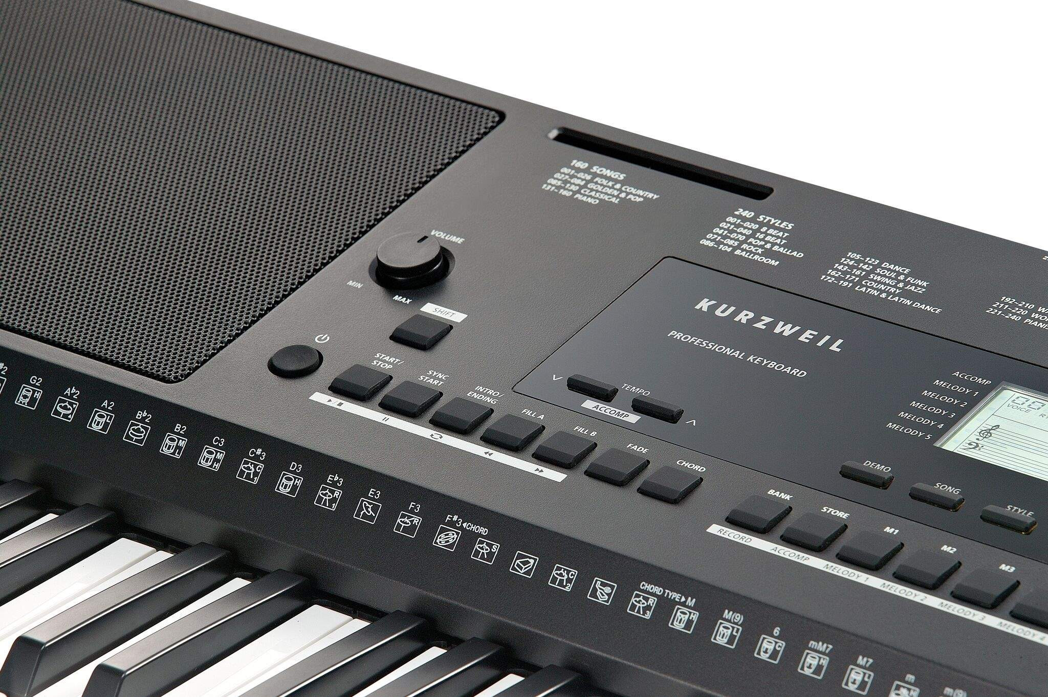 Galerijní obrázek č.4 Keyboardy s dynamikou KURZWEIL KP110