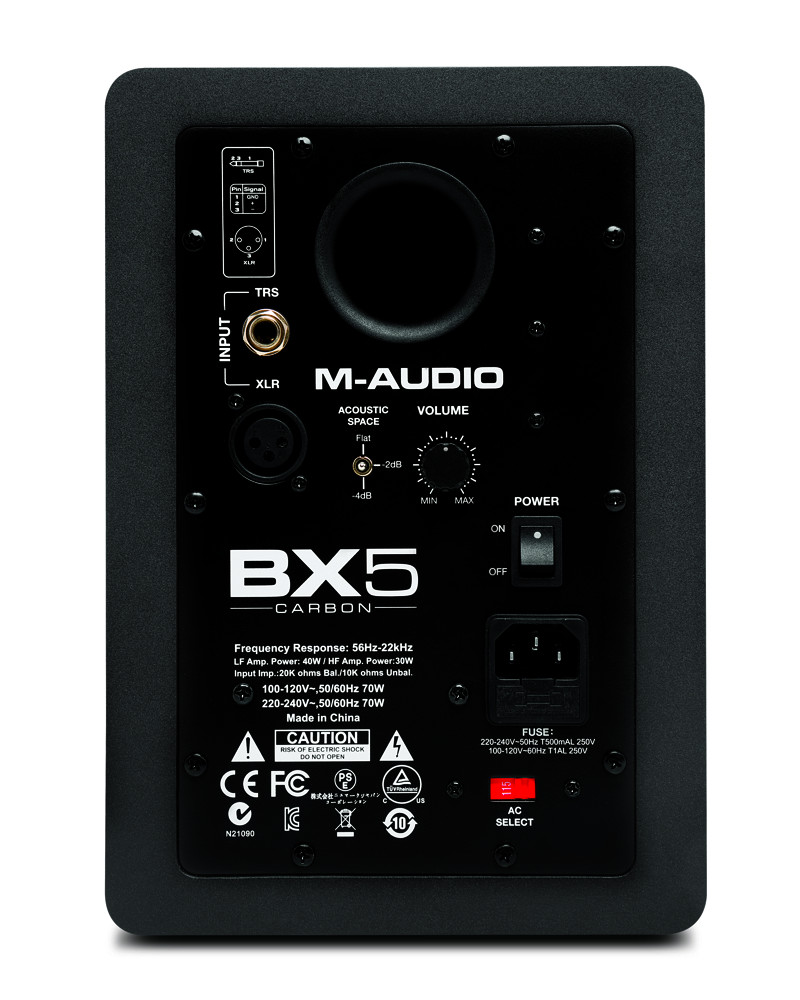 Galerijní obrázek č.2 Aktivní monitory M-AUDIO BX5 Carbon