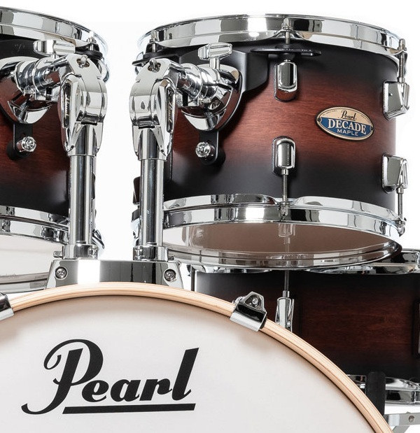 Galerijní obrázek č.1 Jednotlivé bubny PEARL DMP1007T/C260 Decade Maple 10”x7” - Satin Brown Burst