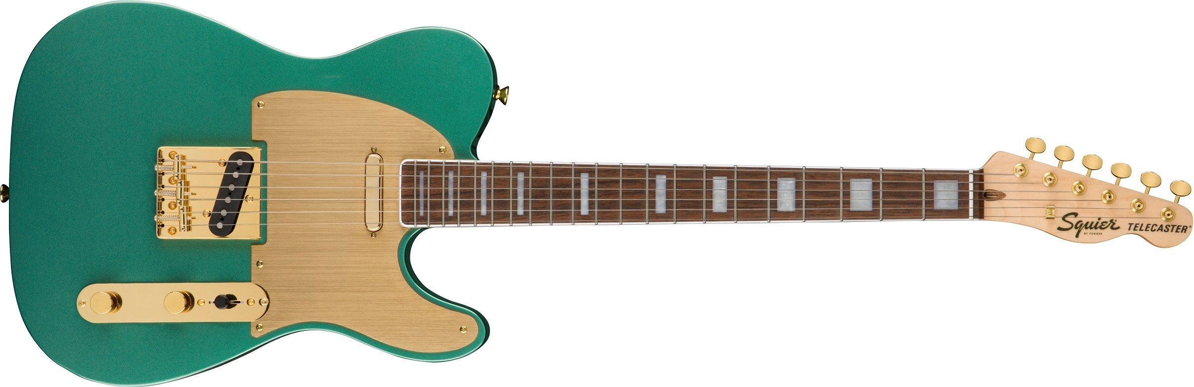 Hlavní obrázek T - modely FENDER SQUIER 40th Anniversary Telecaster Gold Edition - Sherwood Green