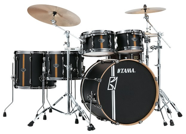 Hlavní obrázek Jiné konfigurace TAMA ML52HZBN2-FBV Superstar Hyper-Drive Duo - Flat Black Vertical Stripe