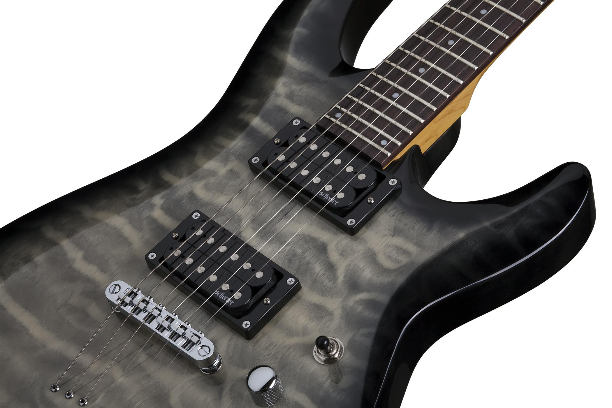 Galerijní obrázek č.4 Superstrat SCHECTER C-6 Plus - Charcoal Burst