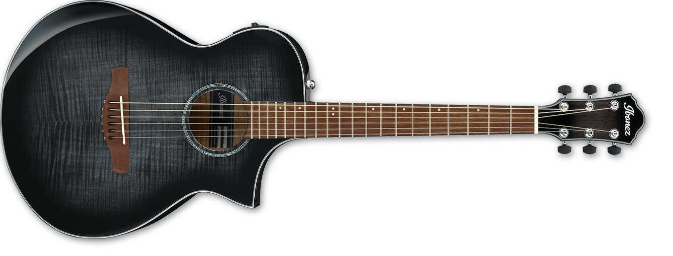 Hlavní obrázek Elektrické kytary IBANEZ AEWC400 Transparent Black Sunburst