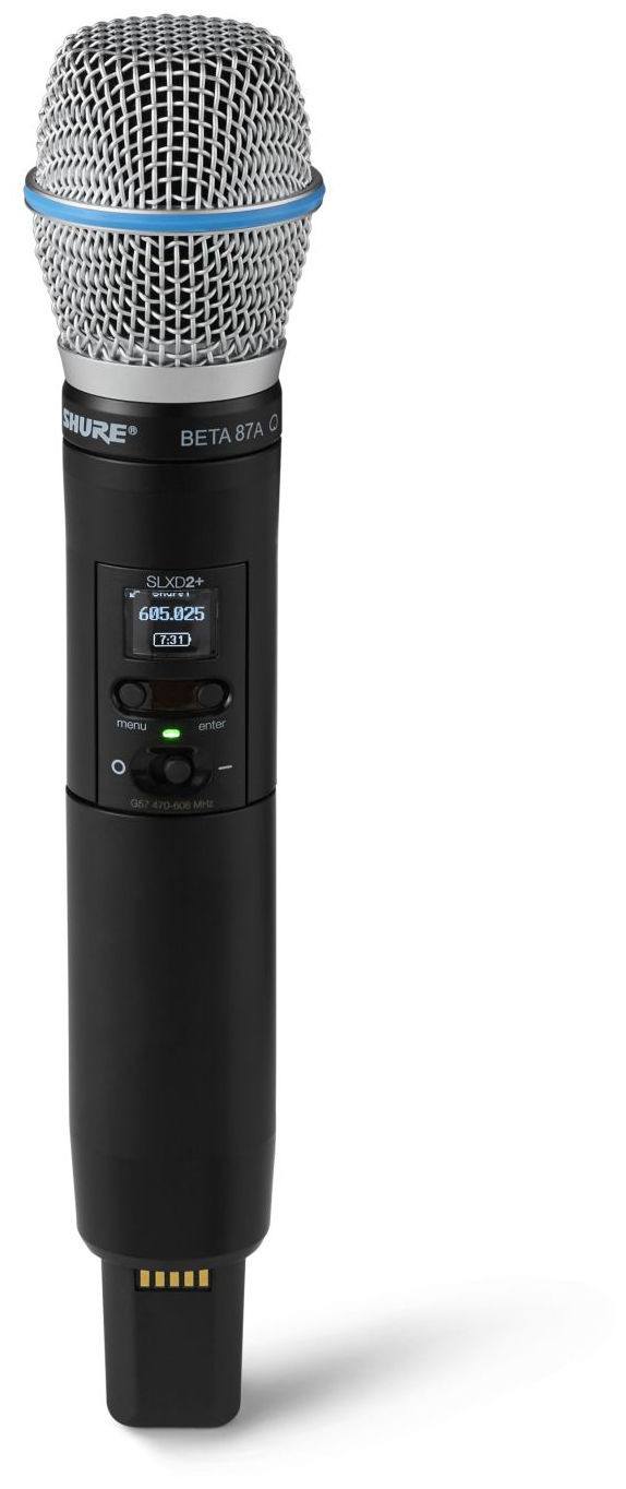 Hlavní obrázek Samostatné vysílače k bezdrátovým systémům SHURE SLXD2+/B87A-K55