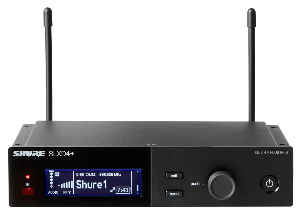 Galerijní obrázek č.1 S ručním mikrofonem SHURE SLXD24+E/58-S50