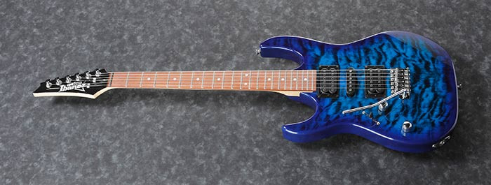 Galerijní obrázek č.3 Elektrické kytary IBANEZ GRX70QAL-TBB - Transparent Blue Burst