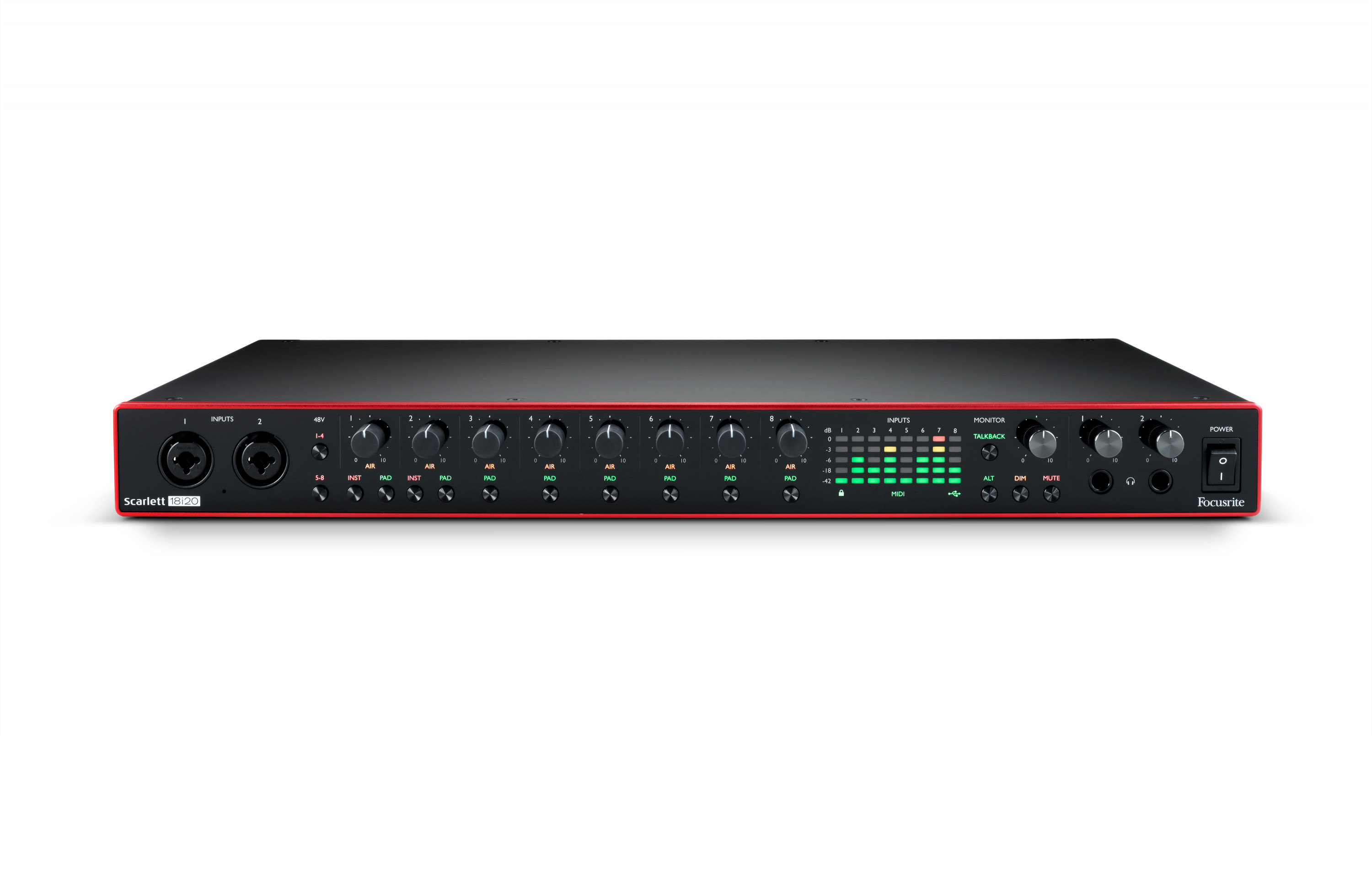Galerijní obrázek č.12 USB zvukové karty FOCUSRITE Scarlett 18i20 3rd Generation