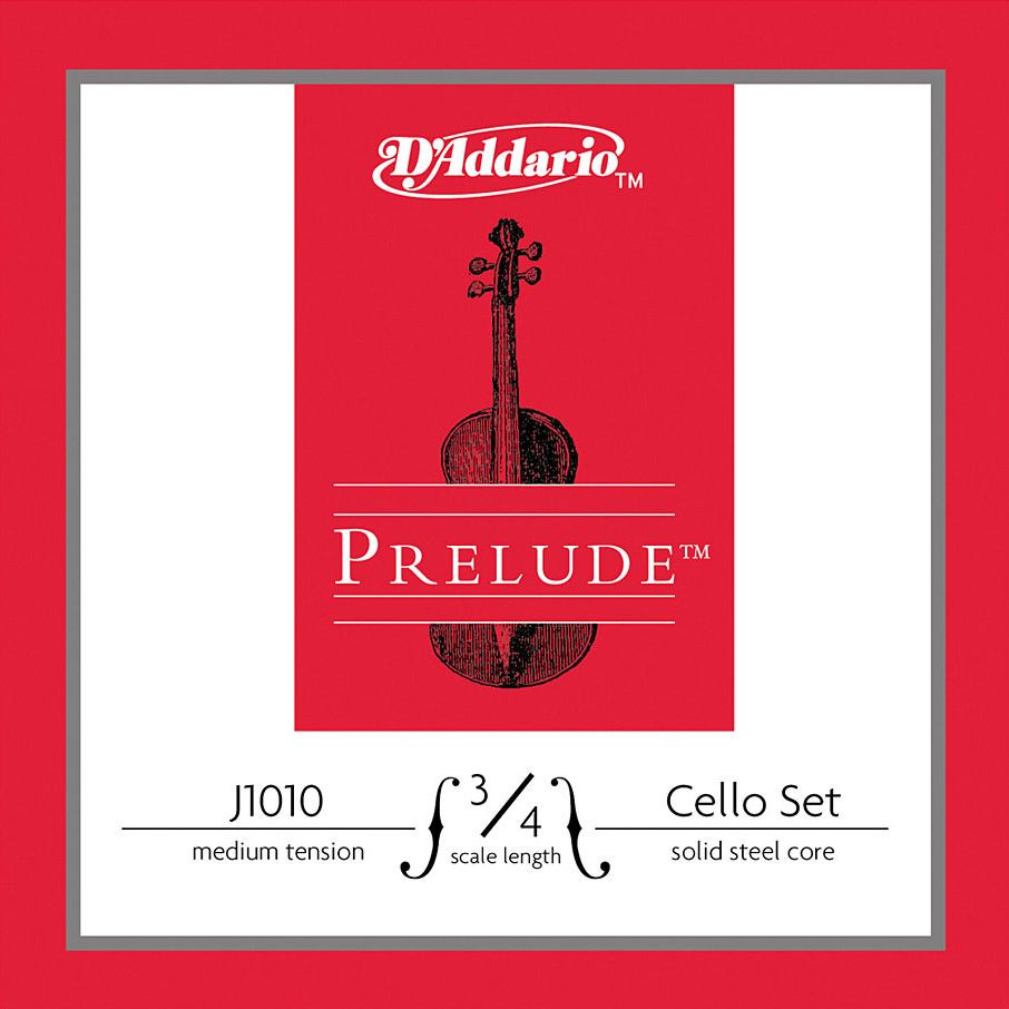 Hlavní obrázek Příslušenství D´ADDARIO - BOWED J1010 Prelude Cello 3/4 - Medium