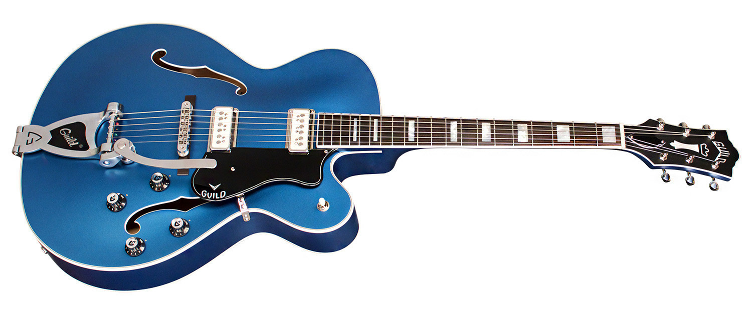 Galerijní obrázek č.1 Elektrické kytary GUILD X-175 Manhattan Special - Malibu Blue B-STOCK