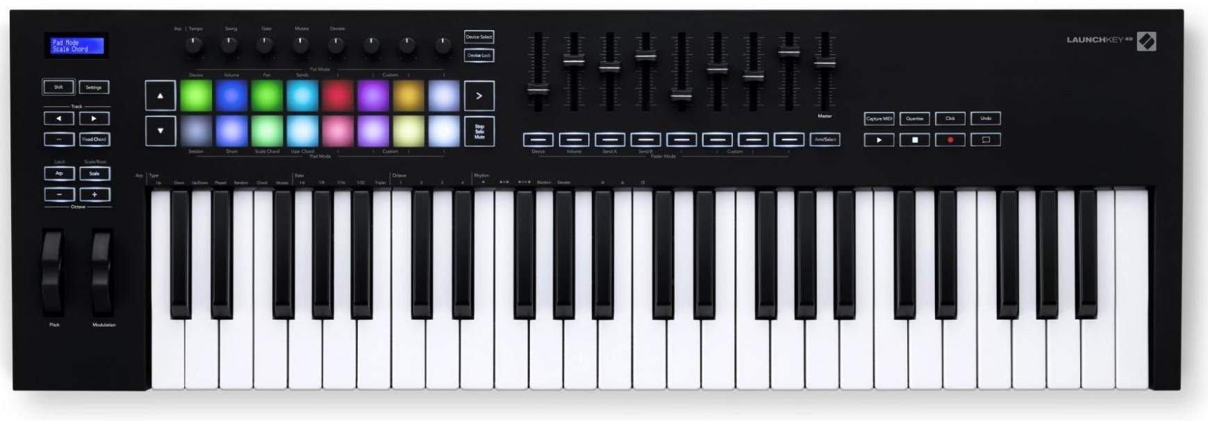 Hlavní obrázek MIDI keyboardy NOVATION Launchkey 49 MK3
