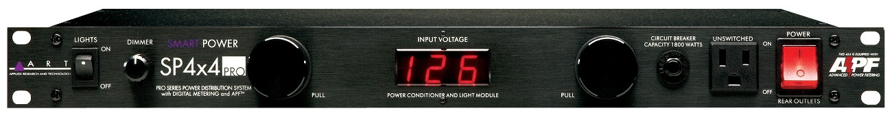Hlavní obrázek Stabilizátory napětí, napájecí distributory a osvětlovací rackové moduly ART SP 4x4 PRO