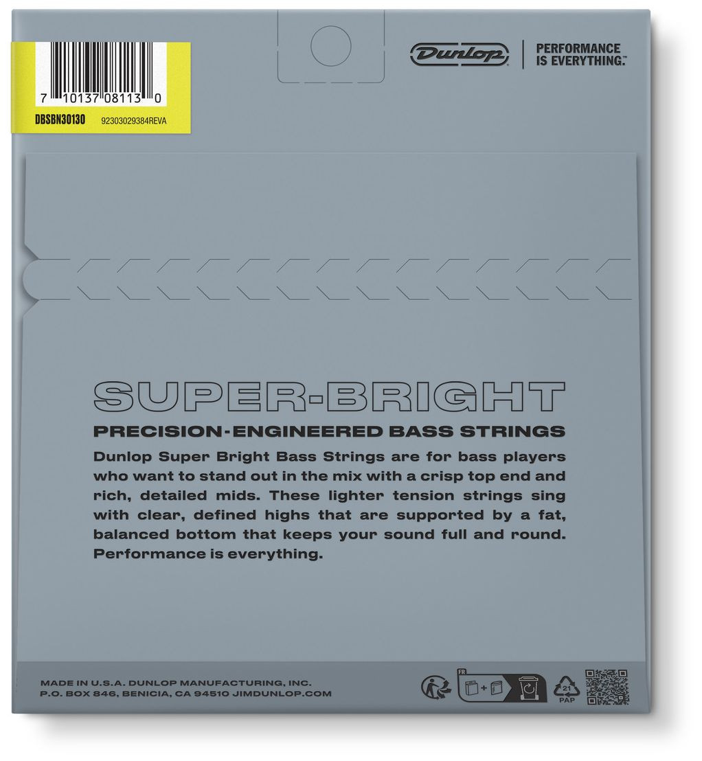 Galerijní obrázek č.1 Příslušenství Super Bright Nickel Wound Bass Strings 30-130