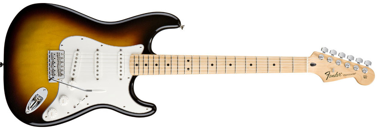 Hlavní obrázek ST - modely FENDER Standard Stratocaster® Maple Fingerboard, Brown Sunburst