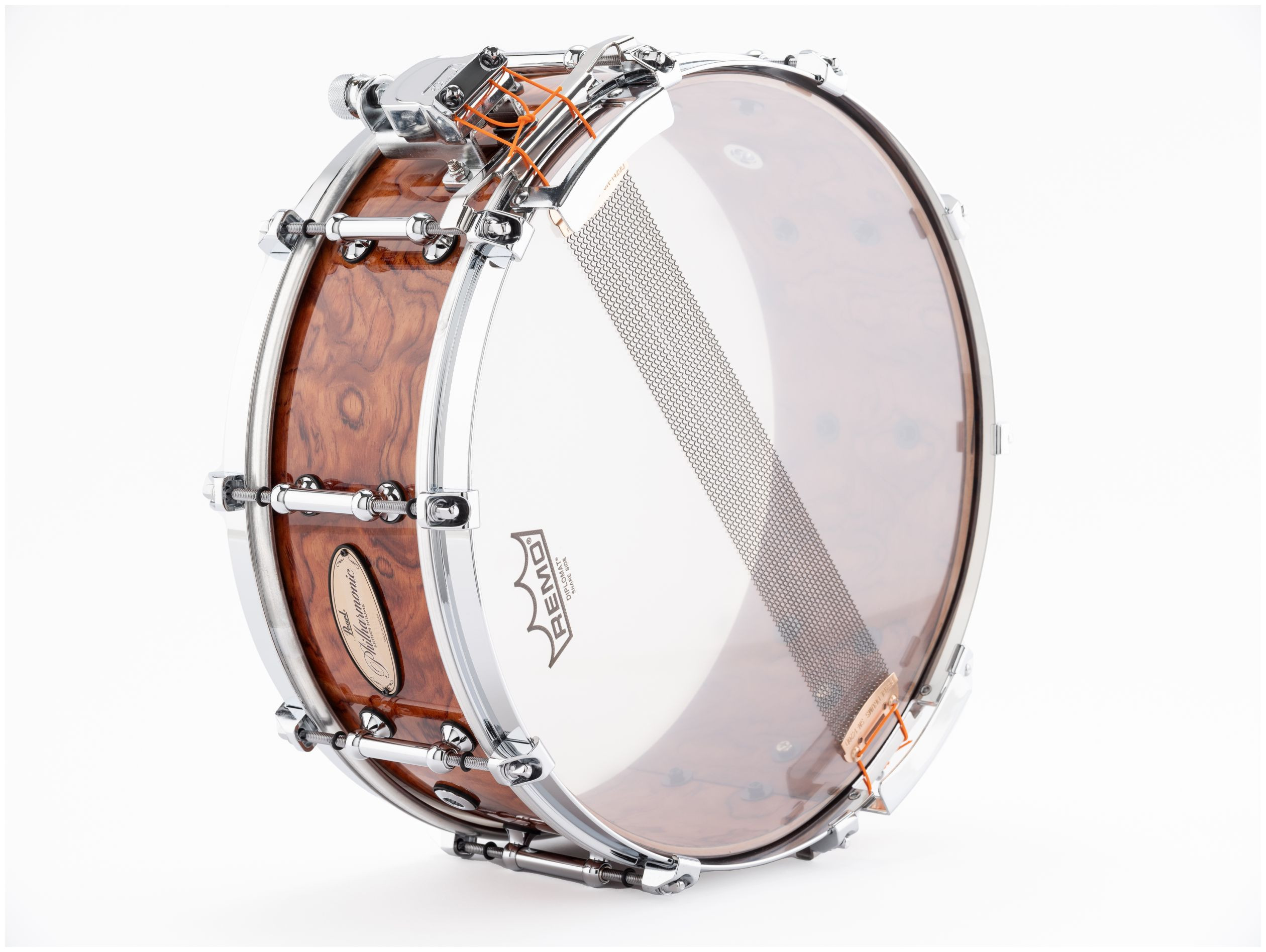Galerijní obrázek č.6 14" PEARL PHTF1450 Philharmonic 14”x5” Bubinga/Maple/Bubinga - Natural Bubinga Gloss