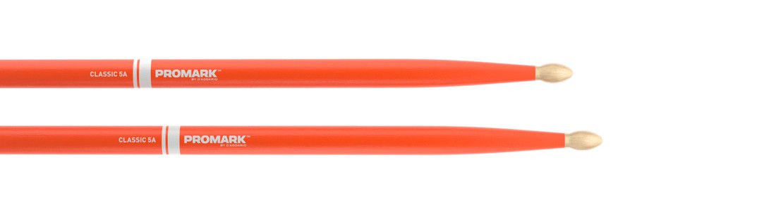 Hlavní obrázek 5A PRO-MARK TX5AW-ORANGE Classic 5A Painted Hickory Wood Tip - Bright Orange