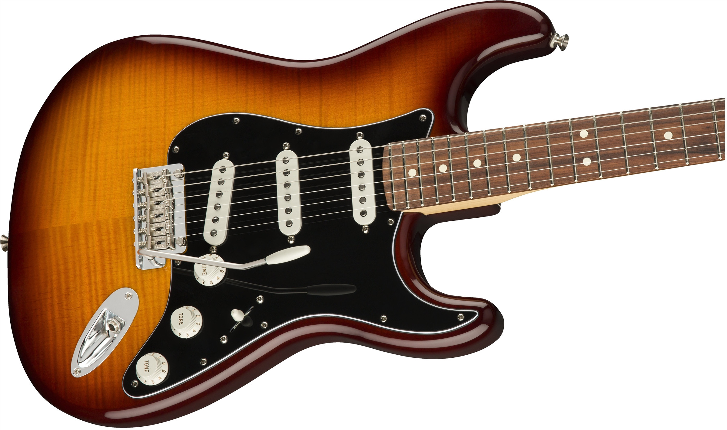 Galerijní obrázek č.3 ST - modely FENDER Player Stratocaster Plus Top Tobacco Sunburst Pau Ferro