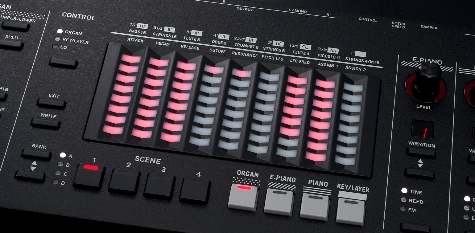 Galerijní obrázek č.12 Keyboardy s dynamikou VOX Continental 73 BK