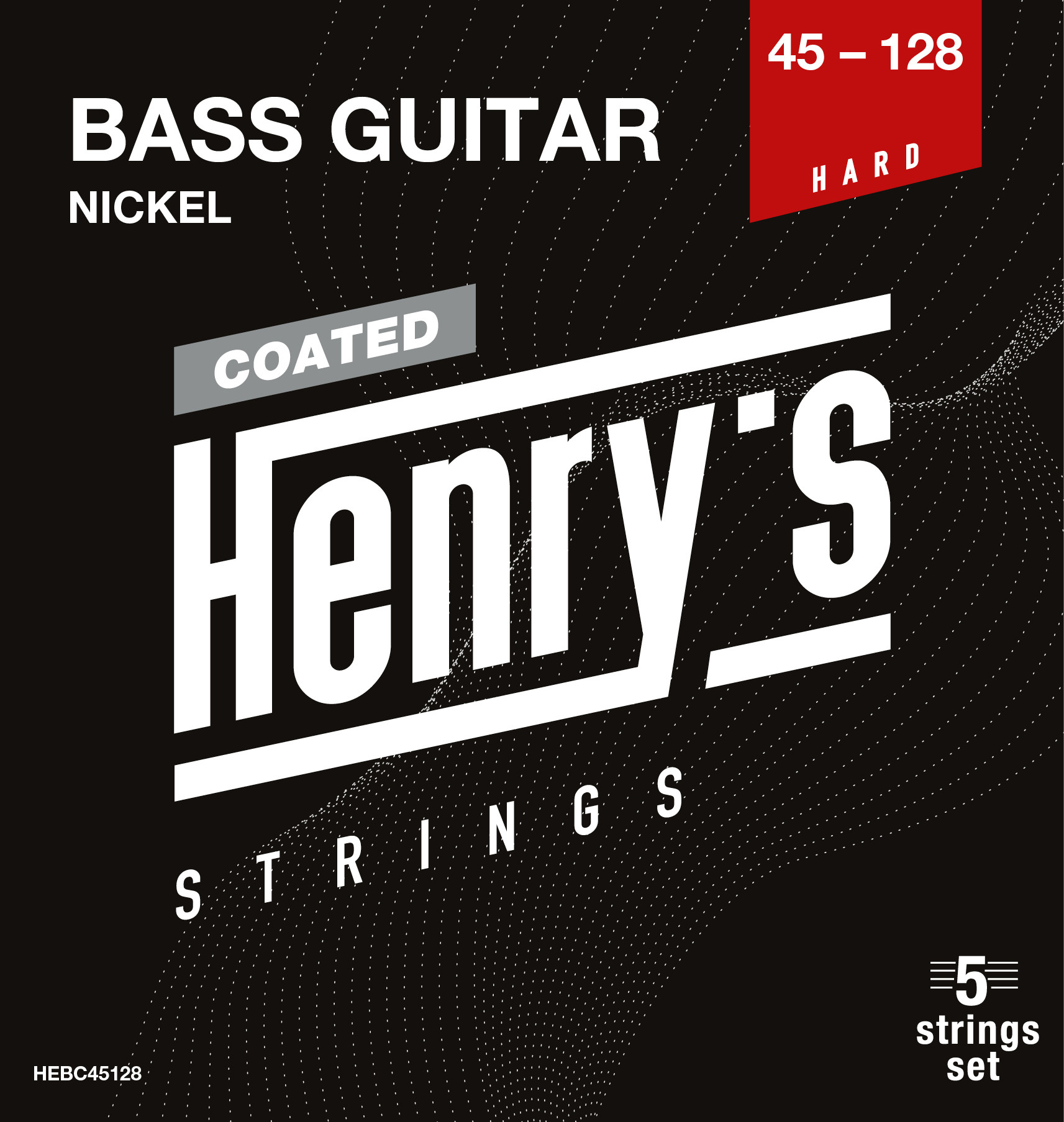 Hlavní obrázek Tvrdost .045 HENRY’S HEBC45128 Coated Bass Nickel - 045“ - 128”