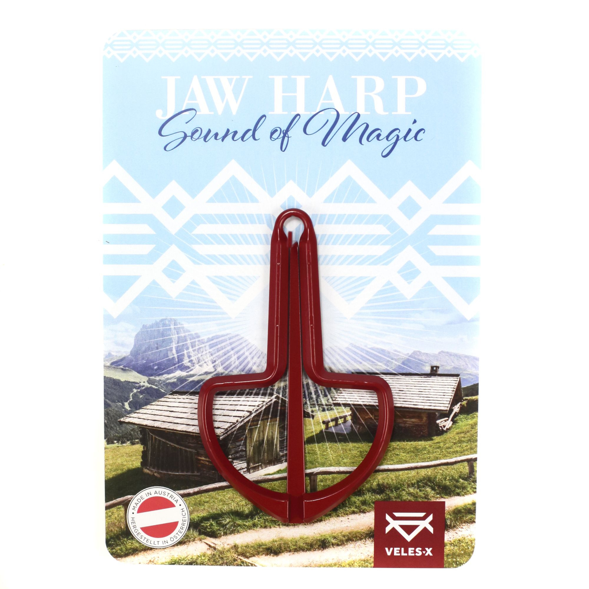 Galerijní obrázek č.1 Kazoo a další foukací nástroje VELES-X Jaw Harp 14 - Red