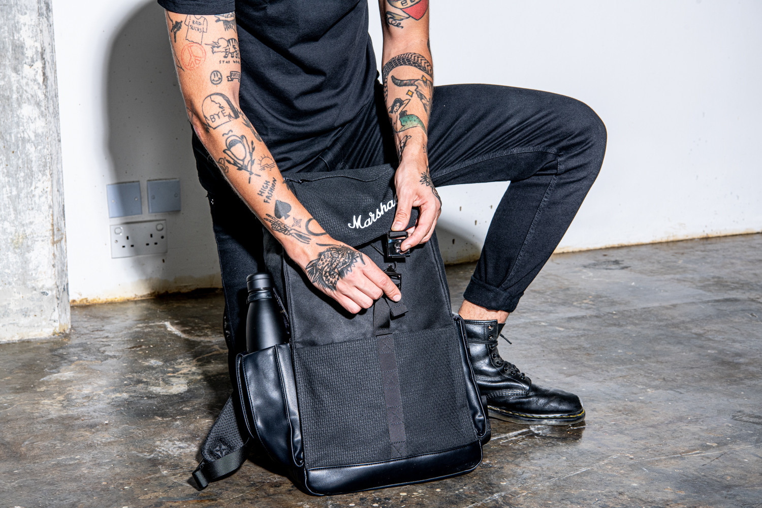 Galerijní obrázek č.24 Batohy MARSHALL Uptown Rocksack Black/White