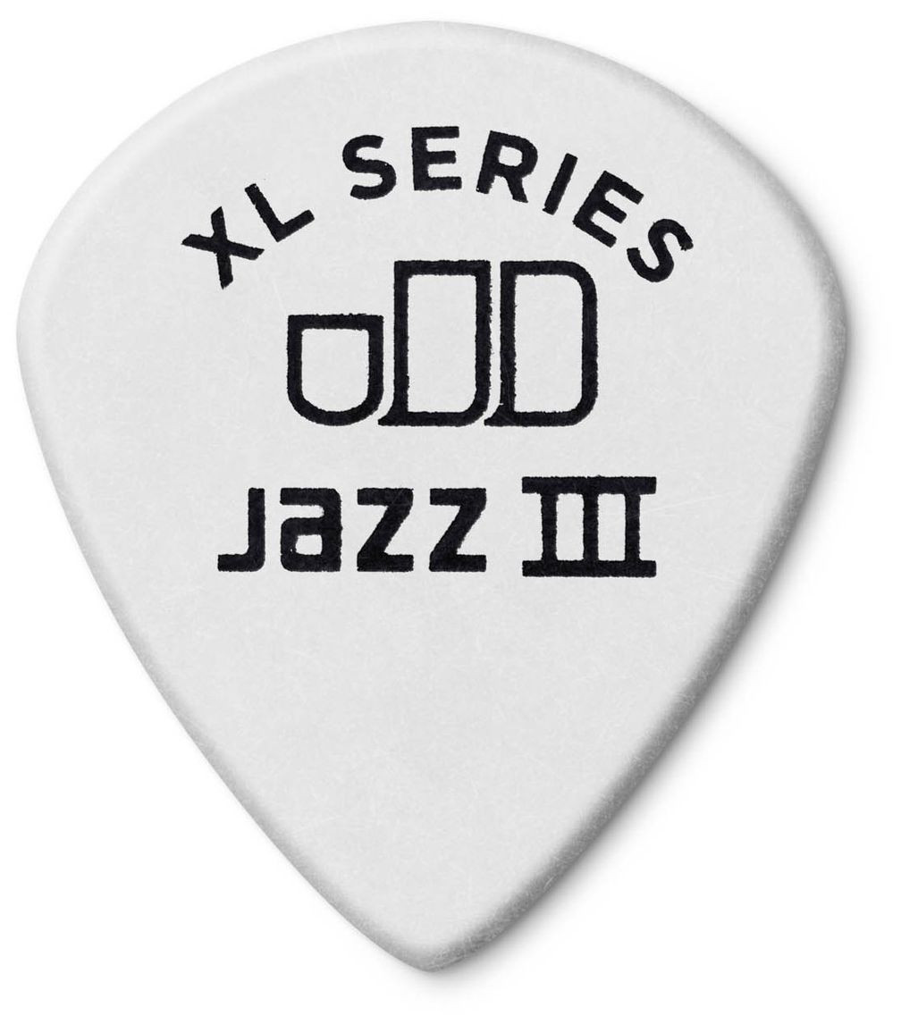 Galerijní obrázek č.3 Tvrdost do 2.0 DUNLOP Tortex Jazz III XL Pick 1,50mm - 12ks