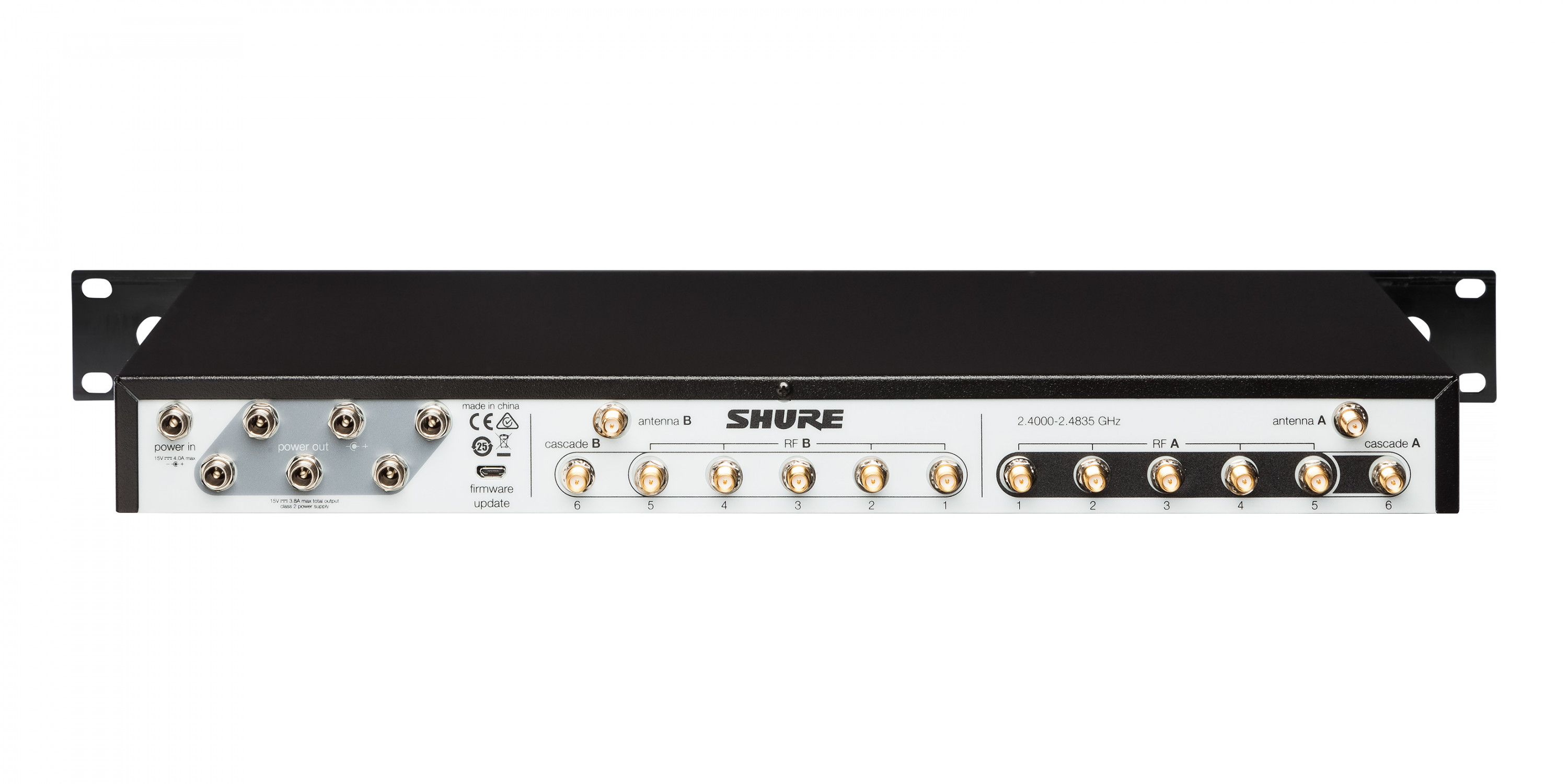 Galerijní obrázek č.1 Antény a slučovače pro bezdrátové systémy SHURE UA846Z2/LC-E