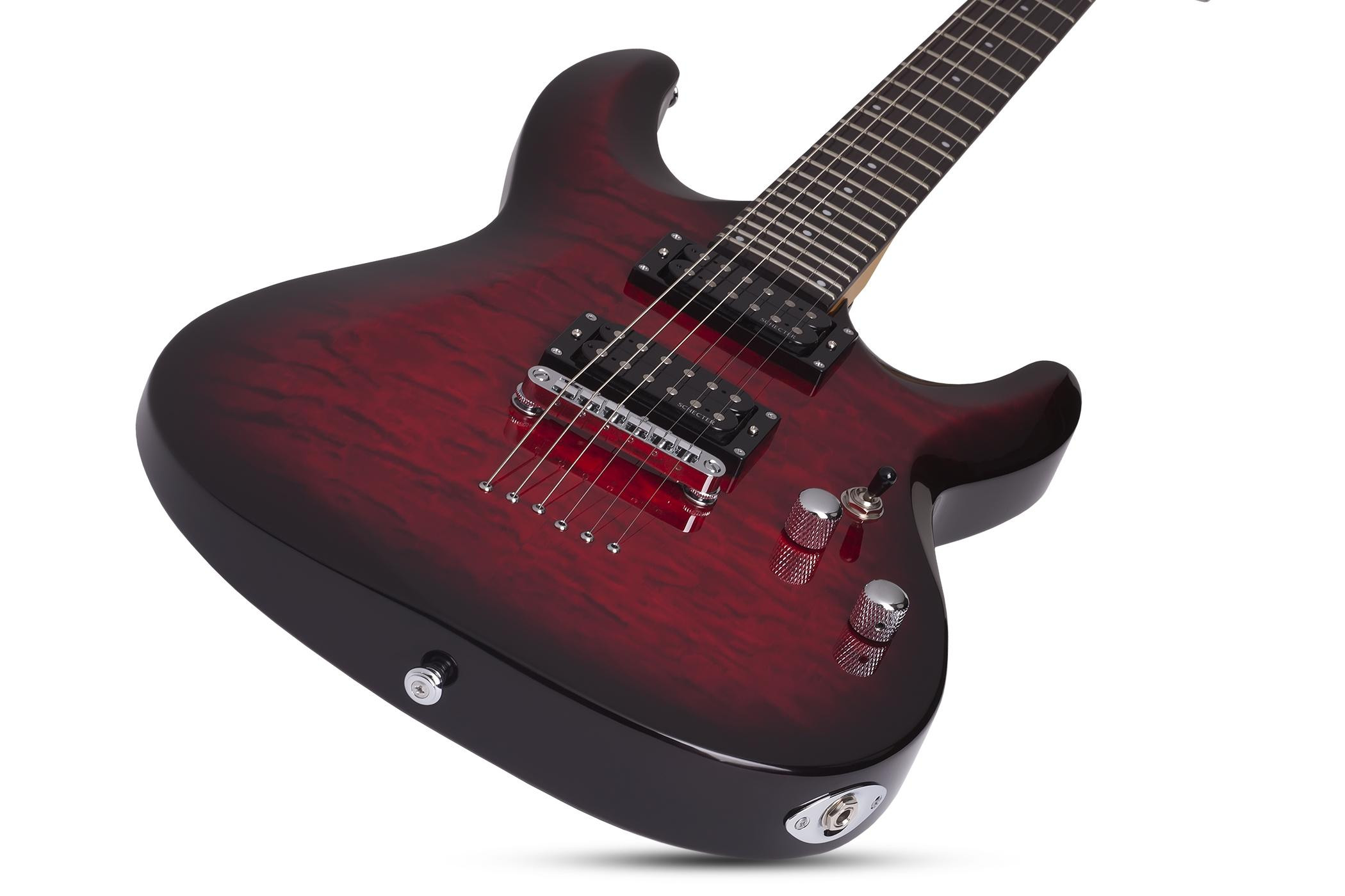 Galerijní obrázek č.3 Superstrat SCHECTER C-6 Plus - See-Thru Cherry Burst