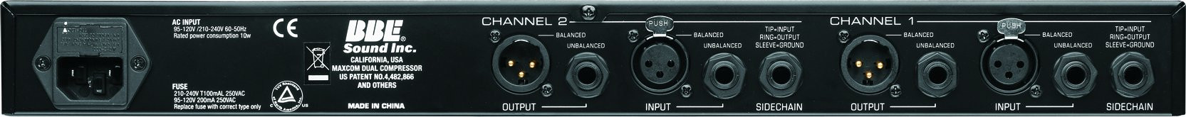 Galerijní obrázek č.1 Dynamické procesory BBE MaxCom