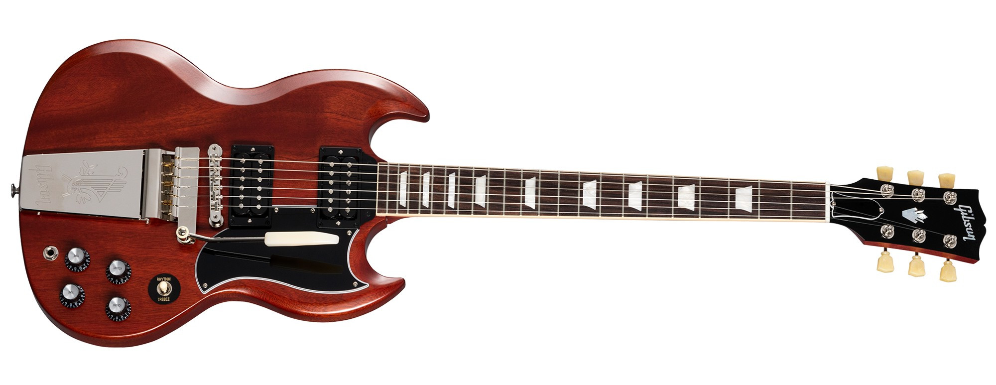 Hlavní obrázek SG GIBSON SG Standard '61 Faded Maestro Vibrola - Vintage Cherry