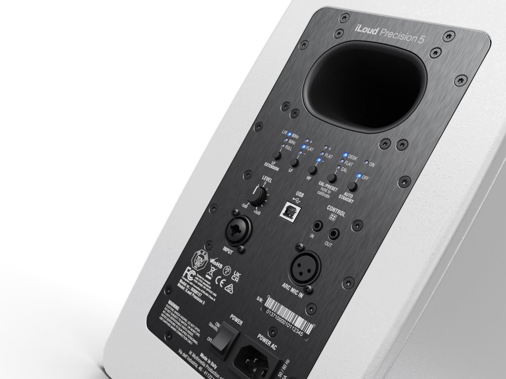 Galerijní obrázek č.3 Aktivní monitory s DSP korekcí akustiky IK MULTIMEDIA iLoud Precision 5 - White