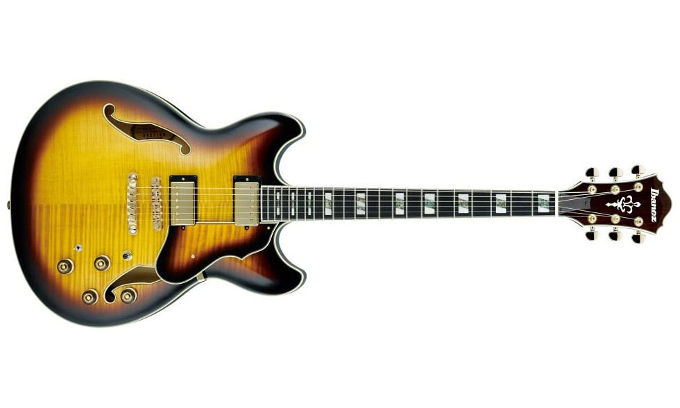 Hlavní obrázek Semiakustické a jazzové IBANEZ AS153 Antique Yellow Sunburst