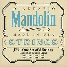 Hlavní obrázek Mandolíny, ostatní D'ADDARIO J73, sada strun na mandolínu