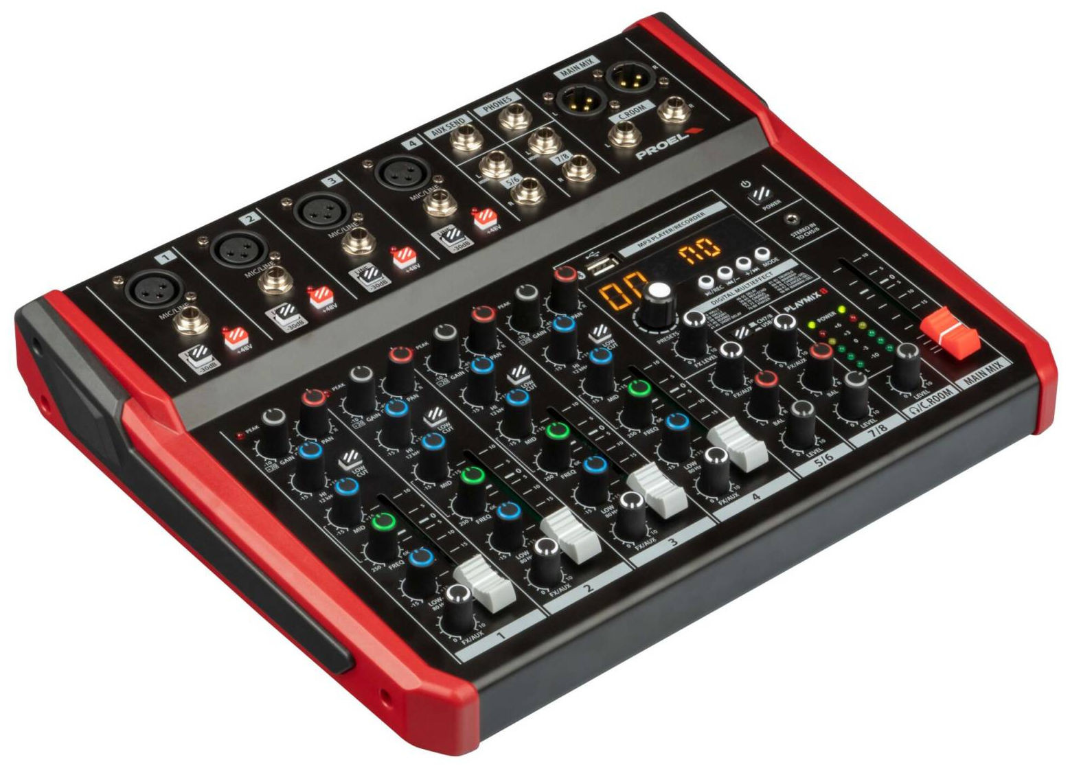 Galerijní obrázek č.4 Mixážní pulty s efektem PROEL PLAYMIX8