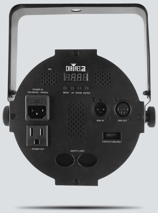 Galerijní obrázek č.1 LED RGBA (RGB+Amber) CHAUVET DJ SlimPAR Q6 USB A-Stock