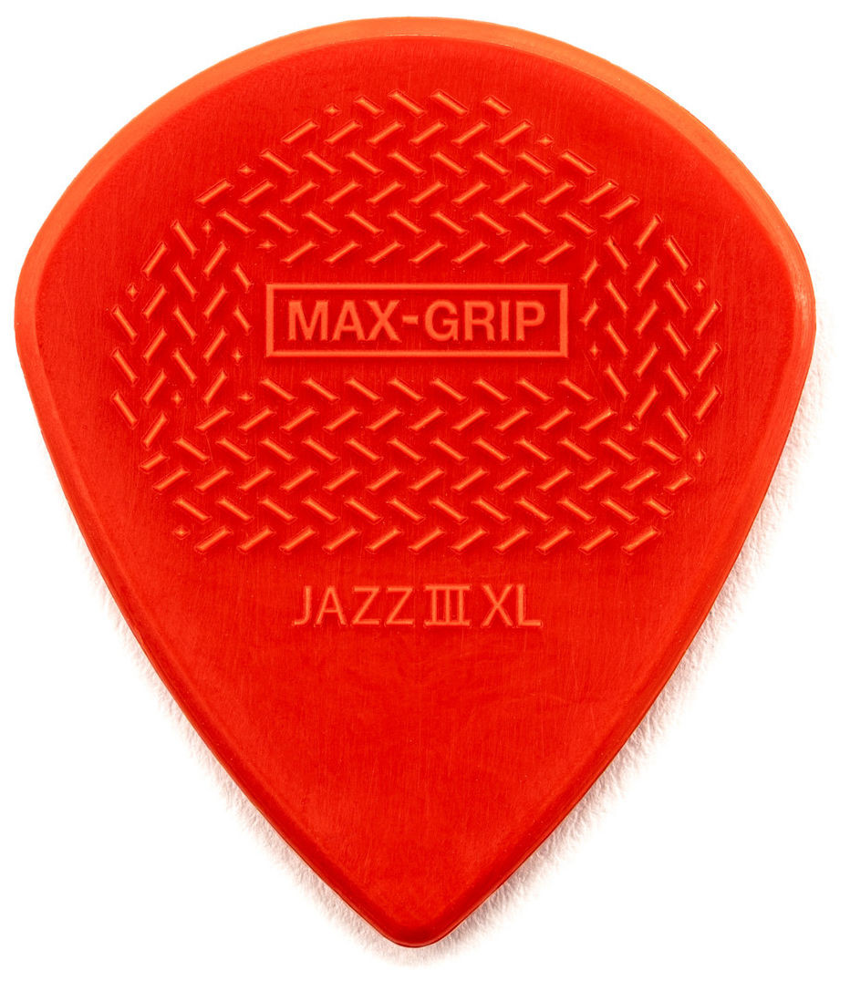Hlavní obrázek Tvrdost do 2.0 DUNLOP 581PXLN MAX-GRIP JAZZ III XL NYLON PICK 1.38MM - 6 ks