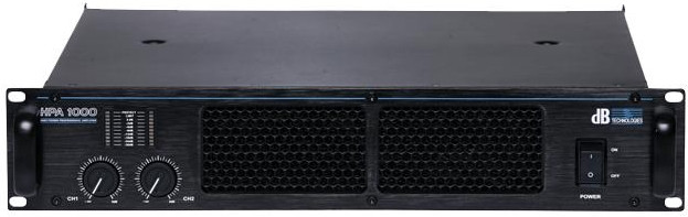 Hlavní obrázek Dvoukanálové zesilovače DB TECHNOLOGIES HPA 1000