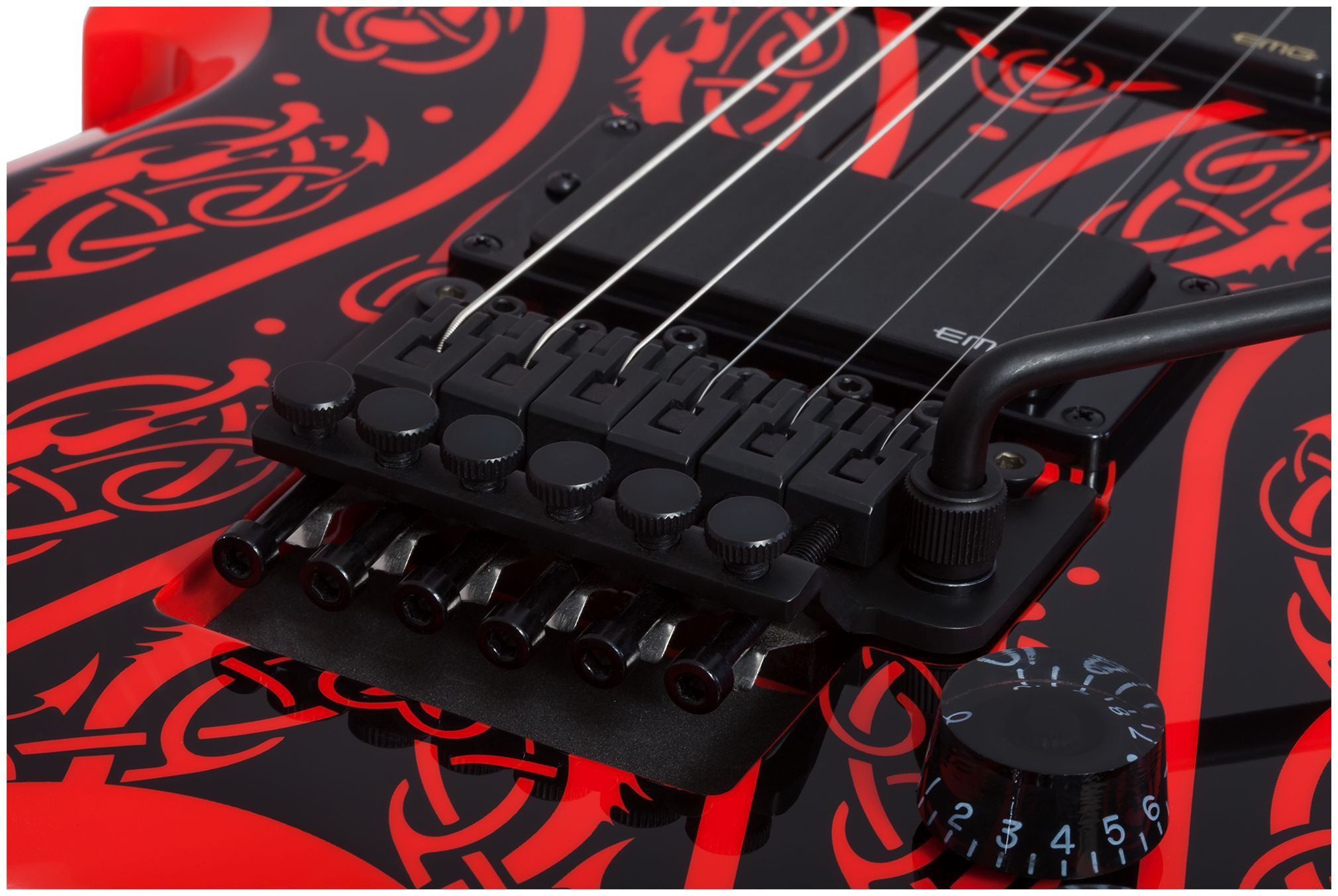 Galerijní obrázek č.9 Hard&heavy SCHECTER Wylde Audio Warhammer FR Norse Dragon Pinstripe - Red