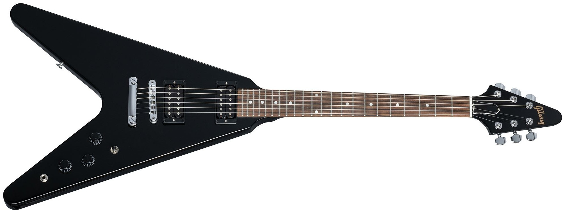 Hlavní obrázek Hard&heavy GIBSON 80s Flying V - Ebony